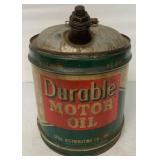 Empty Five Gallon Durable Motor Oil Can