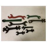 (9) Assorted Wrenches