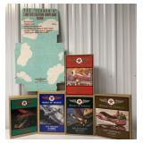 5 Wings of Texaco plane banks plus store display
