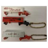(3) Trucking Adv. Keychains-Dorsey/Elliott other
