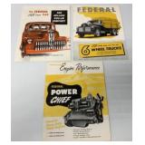 (3) Federal Truck/Engine Brochures