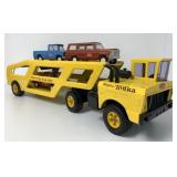 Tonka Mighty-Car Carrier w/ 3 Cars