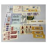 lot of trucking decals-ABF/Preston, others