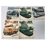 (5) GMC Truck Brochures 620/630/660