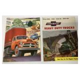 (2) Chevrolet Trucks Brochures 1954/1500/1700