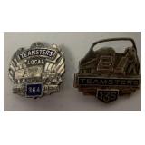 (2) Teamsters 135 Fob & 364 Pin