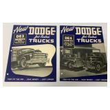 1948 Dodge DE3 & DE4 Series truck brochures