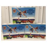 3 SpecCast Gulf Airplane banks in boxes