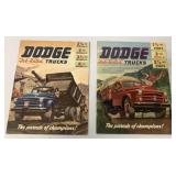 2 Dodge Truck brochures