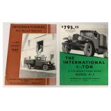 2 International Truck brochures