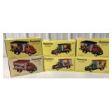 6 First Gear Remington trucks in boxes