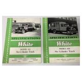 (2) White 602/612 Truck Brochures