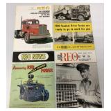 4 REO truck brochures and magazines