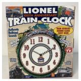 Lionel 100th Anniversary clock in box