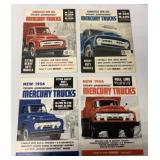 4 1953 & 1954 Mercury Truck brochures