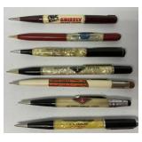 (7) Trucking/Auto Adv. Pencils-REO/Diamond T