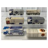 6 Cardboard Truck Adv. Overnite/AAA/Gabler