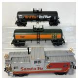 (3) "O" MTH Tank Cars/Caboose