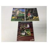(3) Packets John Deere Mowers Brochures