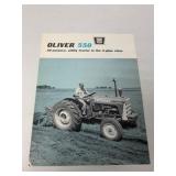 Oliver 550 Tractor Brochure
