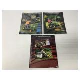 (3) Packets John Deere Mowers Brochures