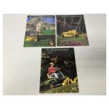 (3) Packets John Deere Mowers Brochures