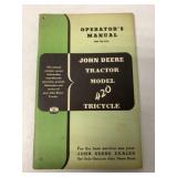 John Deere 420 Tricycle Operator