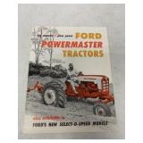 Ford 4 Plow Powermaster Tractors Brochure