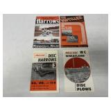 (4) Minneapolis-Moline Plows/Harrows Brochures
