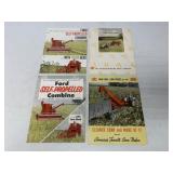 (4) Dearborn/Ford Combine/Picker Brochures