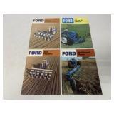 (4) Ford Mowers/Planters/Plow Brochures