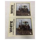 (2) White 2-105/2-85 Field Bosses Brochures