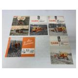 (5) Case Brochures-Tractors/Harvester/Crawler