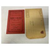 Harry P. Kellogg 1928 Supply Catalog