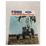 Ford 4000 Row Crop Tractor Brochure