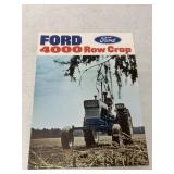 Ford 4000 Row Crop Tractor Brochure
