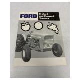 Ford Orchard & Vineyard Tractors Brochure