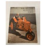 Case R and RC Tractors Fold Out Brochure