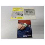 (3) Minneapolis-Moline Brochures