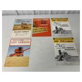 5 Minneapolis-Moline Combine Brochures