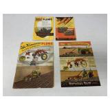 (4) Minneapolis-Moline Plow Brochures