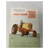 New Case "300" 3-Plow Tractor Brochure