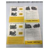 4 Caterpillar Engine Brochures-4600G/3400G