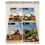 4 Caterpillar Excavators Brochures-E70B/E110B