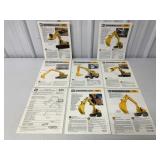 8 Caterpillar Excavator Brochures-245/214/235