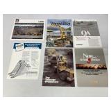 6 Caterpillar Brochures-Excavators