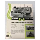 The Caterpillar Diesel D4 Tractor Brochure