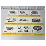 9 Athey Brochures-Trailers/Wagons/Carts/Wheels