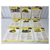 (9) LeTourneau Brochures-AD2/X/W/S/AK8 other
