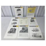 8 Caterpillar Brochures-D4/4A/D9G/126/127/D6C